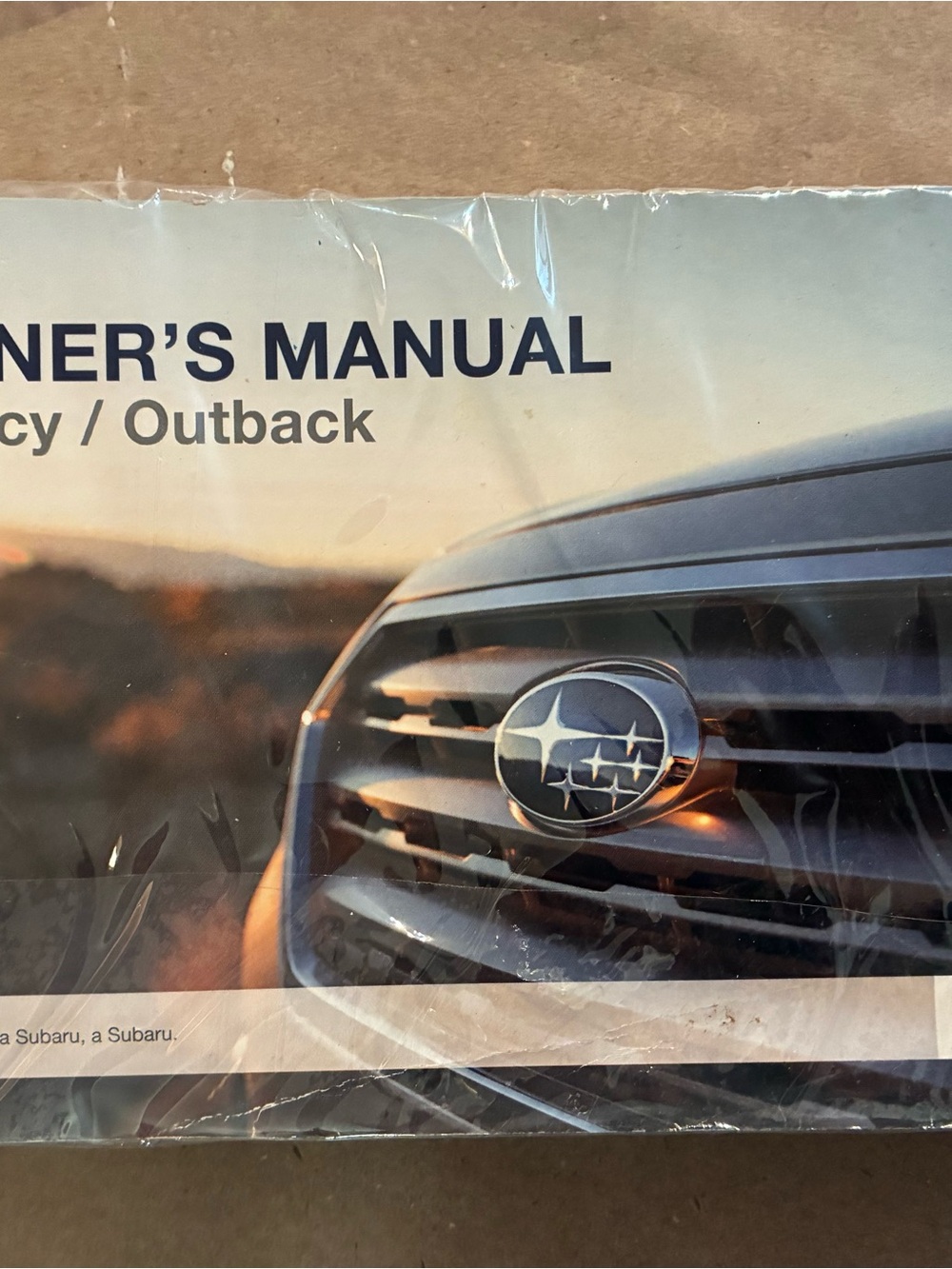 Outback Owner's Manual - Black/Silver Cover 2016